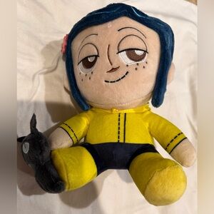 Coraline and the Cat Plush Coraline Kidrobot Plush